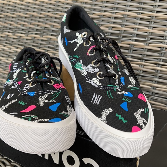 Converse Skid Grip CVO OX Archive Print - Black/Court Green/White MEN`S - Picture 8 of 16